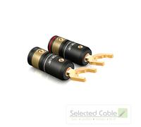 ViaBlue™ T6s Terminal Del Cable High-End para Ø de Cable 3-9,5mm 2 Par