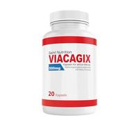 VIACAGIX - Alta dosis para el hombre aventurero - Extra fuerte para hombres, efecto inmediato - Complemento para situaciones desafiantes - con maca y zinc - 20 unidades