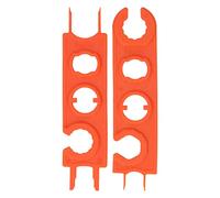 ViaGasaFamido 1 Par de Llaves Inglesas Solares Para Conectores Herramienta de Montaje Para Sistemas Fotovoltaicos, Accesorio Para Instalación Solar, Color Naranja