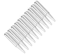 ViaGasaFamido 10 Puntas para Cautín, Accesorio de Soldadura de Repuesto de Cobre para Soldadura de Alto Punto de Fusión, Calentamiento Rápido y Larga Vida útil para Varios Proyectos de