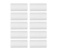 ViaGasaFamido 10 Rollos de Papel de Impresora Térmica, sin Núcleo, sin BPA, Inodoro, No Tóxico para Impresoras Térmicas, Máquinas Etiquetadoras de Cajas Registradoras