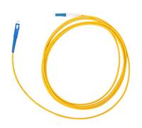 ViaGasaFamido 2 Piezas SC a LC Cable de Fibra óptica Cable de Conexión de Fibra Amarilla Puente óptico con Chaqueta de PVC Virola de Cerámica para Transmisión de Datos de Red de Comunicación