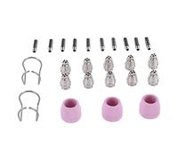 ViaGasaFamido 25 PCS Kit de Boquillas de Boquillas de Electrodo Torcha Kit de Boquillas para AG 60 SG 51, Mejores Consumibles de Reemplazo para Proyectos de Bricolaje y Pequeños Proyectos