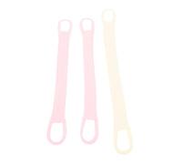 ViaGasaFamido 3 Piezas de Fijación de Pañales para Bebés Cinturones de Pañales Cinturón de Pañales para Bebés Hebillas de Diseño Práctico para Recién Nacido (Amarillo rosa rosa)