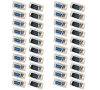 ViaGasaFamido 40Pcs Conector Rs232 Db9 Núcleo Macho Y Hembra para Monitor Azul, Adaptadores En Serie para Accesorios Industriales, Conector Db9 Azul, Enchufe de Serie, Componentes Electrónicos