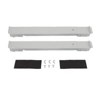 ViaGasaFamido 45 a 70 Cm de Longitud Rodillo de Electrodoméstico Ajustable 300 Kg Capacidad de 24 Ruedas Base Móvil Extensible con Almohadillas de Freno y Anti -deslizamiento para Lavadora y