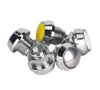 ViaGasaFamido 5 Diferentes Opciones de Color Interruptor Momentáneo con Material Duradero, Conexión Segura con Terminales de Tornillo, el Nivel IP65 Garantiza la Durabilidad del Reemplazo