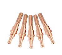 ViaGasaFamido 5pcs 0.6 a 0.8MPA Electrodos de Plasma 30 a 120A Cortador de Plasma Cortero de Antorcha Consumibles para Corte de Metal