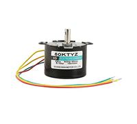 ViaGasaFamido AC220V 5-50RPM Motor de Baja RPM Motor de Velocidad Lenta Síncrono de Baja Velocidad con Engranaje de Metal Bobina de Cobre para Válvulas de Control de Automatización (10 vueltas)
