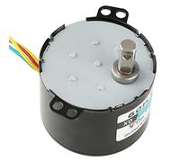 ViaGasaFamido AC220V 5-50RPM Motor de Baja RPM Motor de Velocidad Lenta Síncrono de Baja Velocidad con Engranaje de Metal Bobina de Cobre para Válvulas de Control de Automatización (30 vueltas)