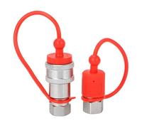 ViaGasaFamido Acoplador Rápido Hidráulico 1/4 pulg. NPT Alta Presión 4000 PSI ISO5675 Accesorios de Conexión Rápida para Tractores Equipos de Construcción Acero Endurecido