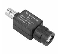 ViaGasaFamido Adaptador BNC Macho a Hembra de 50 Ohmios Paquete de 2 Conectores de Alta Precisión para Probar Resistencias Negro