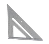 ViaGasaFamido Aleación de Aluminio de 7 Pulgadas Triángulo de Aleación Cuadrado, Colocación Grande, Fácil, Regla Multifuncional para Carpintería de Madera, con Escala Clara, Construcción Resistente