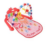 ViaGasaFamido Alfombra de Juegos para Bebés, Gimnasio de Actividades, Material ABS, Juguetes Musicales, Perfecto para Recién Nacidos y Niños Pequeños, 29,53 X 22,83 Pulgadas para Jugar y Estar Boca