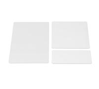 ViaGasaFamido Almohadilla de Troquelado de 3 Uds, Placa Estándar de Plástico de Policarbonato para Máquinas de Estampado, 22x15cm, 15x15cm, 15x6,5 Cm para Proyectos de Artesanía