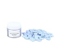 ViaGasaFamido Almohadilla Térmica de Silicona, Almohadilla Conductora Térmica 100 Piezas Hoja Térmica de Silicona Suave y Segura Fácil de Aplicar para SSD CPU GPU LED IC, Disipadores de Calor
