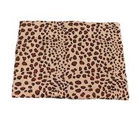 ViaGasaFamido Almohadilla Térmica USB, Material de Tela Suave, 3 Configuraciones de Temperatura, Almohadilla Térmica Lavable para Gatos, Perros y Otras Mascotas (Estampado de Leopardo)
