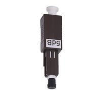 ViaGasaFamido Atenuador de Fibra óptica, Adaptador de Brida ABS MU/UPC de 5dbmu Ceramic Mode ABS MU/UPC, Larga Vida útil, Buen Rendimiento, Fuerte Aplicabilidad, Fácil de Usar, con
