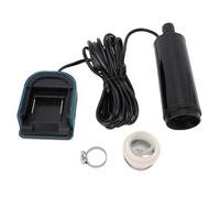 ViaGasaFamido Bomba de Agua de 500 GPH, Bomba de Sumidero Sumergible Portátil con Cabezal Máximo de 16 Pies y Filtro de Sedimentos para Piscina, Jardín, Sótano, Drenaje, Transferencia de