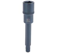 ViaGasaFamido Broca de Vaso S2 Broca de Estrella de Acero de Aleación T50 Unidad de 1,2 Pulgadas Herramienta de Llave Rápida con Acabado Azulado de 100 Mm para Mantenimiento de Automóviles