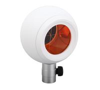 ViaGasaFamido Cabezal de Prisma de Bola de Estación Total, Esfera de Escaneo de 64 Mm de Diámetro y 100 Mm con Base Magnética para Topografía de Alta Precisión en Ferrocarriles y Construcción