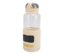 ViaGasaFamido Calentador de Leche Portátil, Calentador de Biberones Eléctrico con Carga USB, Calentamiento Rápido para Mamás que Viajan y Están en Movimiento