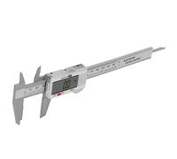 ViaGasaFamido Calipitadora de Plástico Digital Vernier, Liviana, Pantalla de Pantalla Grande, ABS Duradero, Conversión de un Tecla, Fácil de Transportar, Batería LR44 No Incluida, Rango de Medición