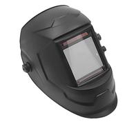 ViaGasaFamido Casco de Soldadura de Visor Grande, Oscurecimiento Automático, PP Ajustable Sensibilidad Retardo 4 Sensores de, Energía Solar, Modo de Esmerilado para Protección de Soldadura