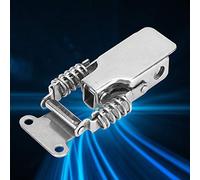 ViaGasaFamido Cerradura de Resorte, Acero Inoxidable 201, Cerradura de Palanca Resistente, Ideal para Cajas de Herramientas y Equipaje, Paquete de 2 (Acero inoxidable 201 (se venden 2 unidades))