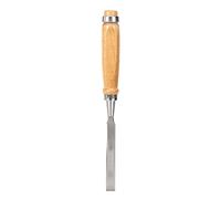 ViaGasaFamido Cincel de carpintero Cr-V de 12 mm, archivo de acero Herramientas profesionales Cincel plano con mango de madera para trabajar la madera,cincel para trabajar la madera