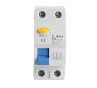 ViaGasaFamido Circuito de Corriente, Tamaño Compacto, Protección contra Fugas Eléctricas, Protección contra Sobrecarga y Cortocircuito Circuito de Aire BL1E-63 32A 1P+N, Capacidad de Ruptura 6ka,