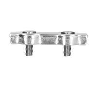 ViaGasaFamido Clips para Cable Dúplex, Abrazaderas para Cable de Acero Inoxidable 304, Sujetadores M6 de Alta Resistencia para Construcción de Barcos y Edificios (20 piezas M2)