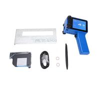 ViaGasaFamido Codificador de Inyección de Tinta Portátil, Pistola de Impresora de Inyección de Tinta con Pantalla Táctil de 4,3 Pulgadas, Pantalla LED HD para Código de Barras de Fecha y