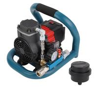 ViaGasaFamido Compresor de Aire Portátil, Compresor de Aire sin Aceite de 1,5 L, Mango de Goma, Presión Máxima de 8 Bar, 65 DB, Ultra Silencioso para Reparación de Automóviles, Inflado de