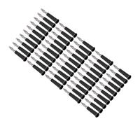 ViaGasaFamido Conector Banana Soldado, Conector de Altavoz Jack de Audio de Aleación de Zinc ABS para Cables de Altavoz de 4 Mm, Paquete de 50 Conectores Banana de Linterna Macho Duraderos (BLACK)