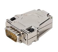 ViaGasaFamido Conector Serie D-Sub, Conector Macho VGA, Conector Serie D Sub, Módulo de Señal DB15, Adaptador de Puerto de 15 Pines a Terminal, Adaptadores Serie de Cable de Computadora