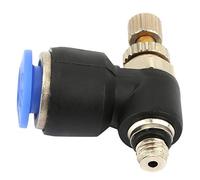 ViaGasaFamido Conexión Neumática Control de Aire de Conexión Rápida Válvula Neumática de Plástico de Cobre de 6 Mm para Compresor de Aire