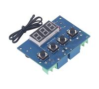 ViaGasaFamido Controlador de Termostato Electrónico PCB Tablero de Control de Temperatura Digital 12 V Salida de relé de 2 Vías Sensor NTC10K 58 a 230 F Control de Velocidad para Incubadora