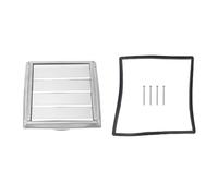 ViaGasaFamido Cubierta de Escape de Ventilación de Pared de Acero (125MM | de rejilla de cierre automático, malla antipelusa mejorada, bloqueador de roedores y corrientes de aire, campana para
