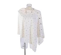 ViaGasaFamido Cubierta de Lactancia Suave Algodón Transpirable Lactante Poncho para Cubierta de Chal de Lactancia para Exteriores