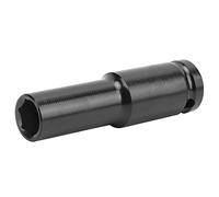 ViaGasaFamido Dado Hexagonal de 78 Mm, Adaptador de Acero Al Carbono, Llave Eléctrica, Herramienta de Casquillo de Tuerca Hexagonal para Tuercas Hexagonales de 10 a 14 Mm (12mm)