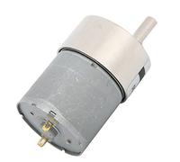 ViaGasaFamido DC Motor de Baja Velocidad, Engranajes de Metal de Alto Rendimiento, Torsión Grande, Operación Ultra Silenciosa, Rotor de Núcleo de Alambre de Cobre, Eje de Salida, Soporte, Motor