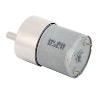 ViaGasaFamido DC Motor de Baja Velocidad, Engranajes de Metal de Alto Rendimiento, Torsión Grande, Operación Ultra Silenciosa, Rotor de Núcleo de Alambre de Cobre, Eje de Salida, Soporte, Motor