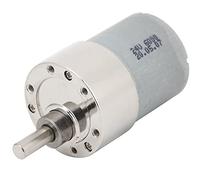 ViaGasaFamido DC Motor de Baja Velocidad, Engranajes de Metal de Alto Rendimiento, Torsión Grande, Operación Ultra Silenciosa, Rotor de Núcleo de Alambre de Cobre, Eje de Salida, Soporte, Motor