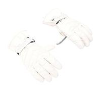 ViaGasaFamido de Nieve de Invierno, de esquí Impermeables a Prueba de Viento con Pantalla Táctil y Forro para Hombres y Mujeres, Esquiar, Hacer Snowboard Andar en Bicicleta (White)