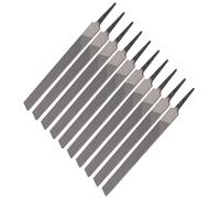 ViaGasaFamido Desbarbado de Metal con Lima Plana de Acero con Alto Contenido de Carbono de 10 Pulgadas (Bien 10PCS)