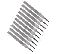 ViaGasaFamido Desbarbado de Metal con Lima Plana de Acero con Alto Contenido de Carbono de 10 Pulgadas (Gruesa 10PCS)