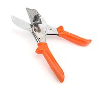 ViaGasaFamido Deslizador Ajustable de 45 a 135 Grados de Cizalla de ángulo para Cortar Alambre de Tubería de PVC, 45# Cizalladura de ángulo de la Cuchilla de Acero con Enchapado Cromado, Material de