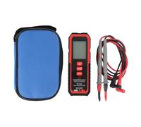 ViaGasaFamido Detector Digital de Voltaje CA/CC con Probador GFCI Pantalla LED CAT IV 600 V Probador de Voltaje Portátil para Ingeniería Eléctrica Mantenimiento del Hogar (NF-823)