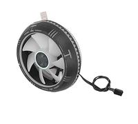 ViaGasaFamido Enfriador de CPU de Computadora Ventilador de Enfriamiento de CPU de Aluminio y Cobre Disipador de Calor Silencioso de Disipación de Calor de Alto Volumen de Aire para Usuarios de PC